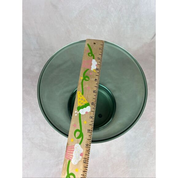 Vintage Y2K Metallic Waste Basket Bin Space Age Style Trashcan - Picture 7 of 8